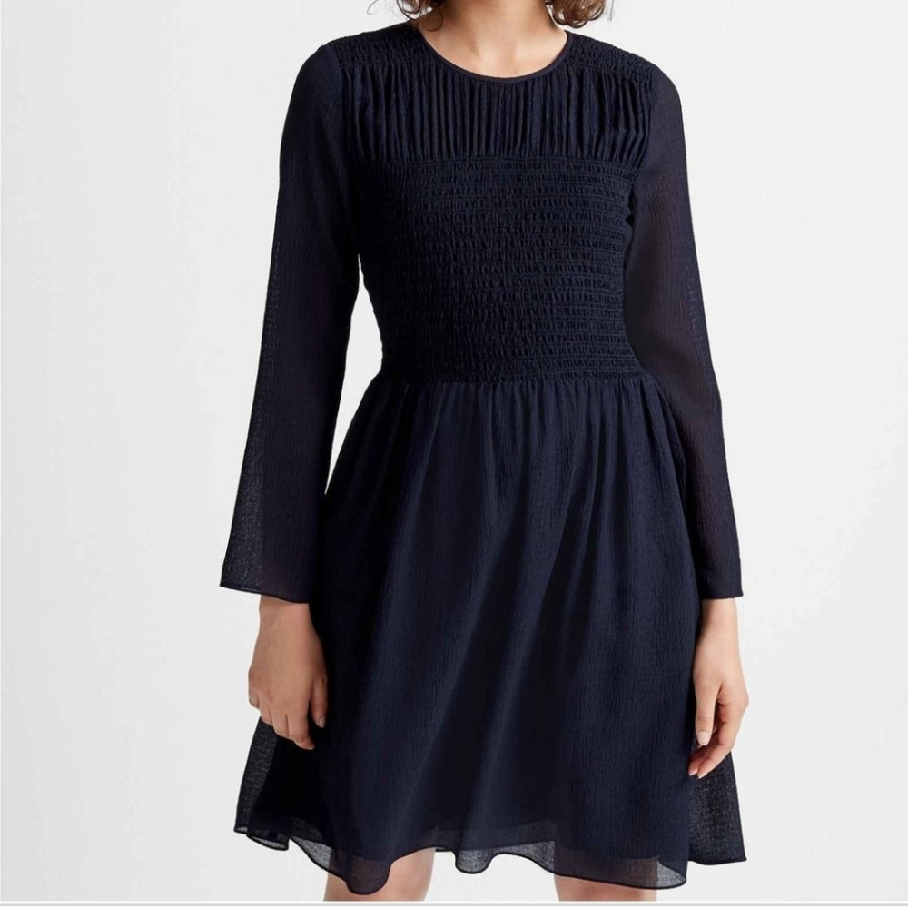 Club Monaco blue smock dress